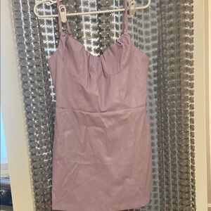 Kendall & Kylie Pink Bodycon Mini Dress Sweetheart Neckline